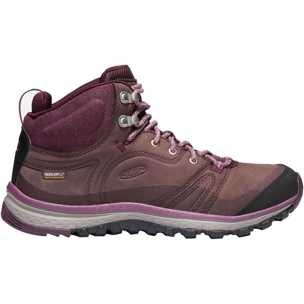 Keen Terradora Leather‎ Mid Waterproof Boot Women's 7.5 Color Purple
